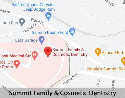 Map image for Dental Checkup in Summit, NJ